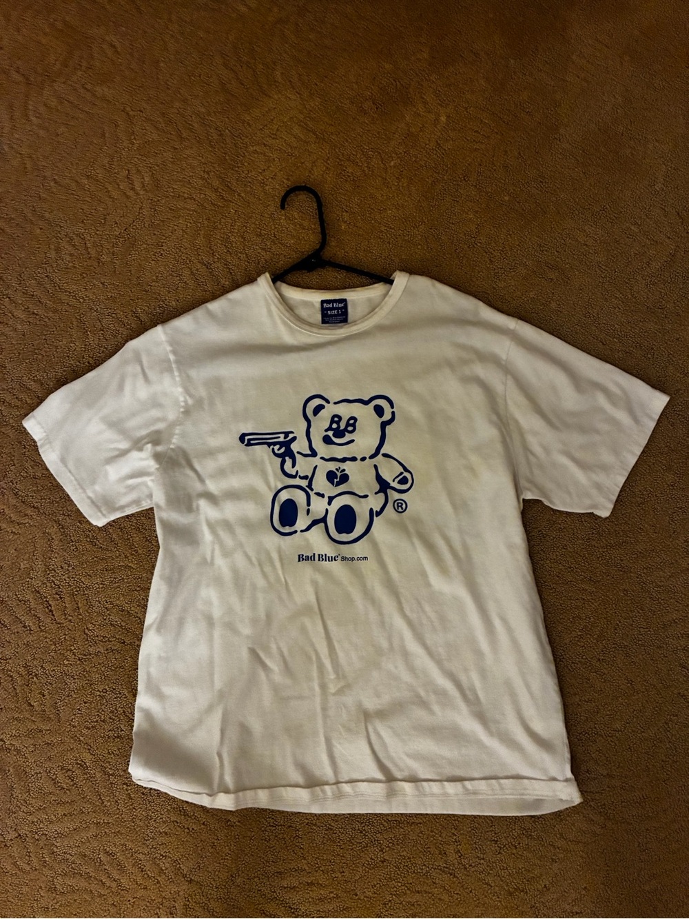 Bad Blue Bad Bear Graphic T-Shirt unisex